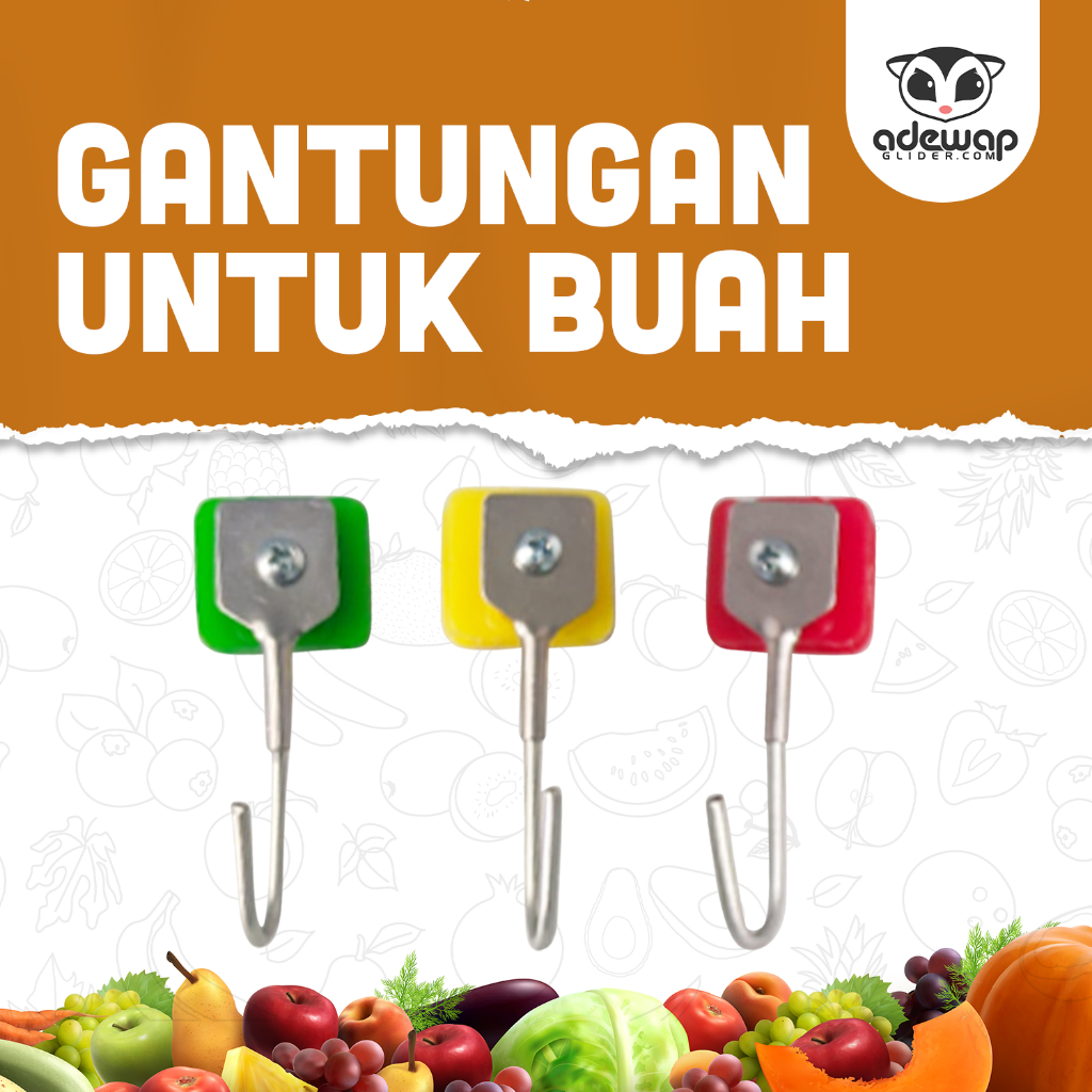 ADEWAP GLIDER Gantungan Makanan Buah Sayur Sugar Glider