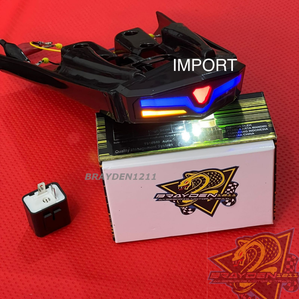 SPAKBOR BELAKANG WR155 / STOP LAMP 3IN1 WR155 / BUNTUT WR155 / UNDERTRAIL WR155