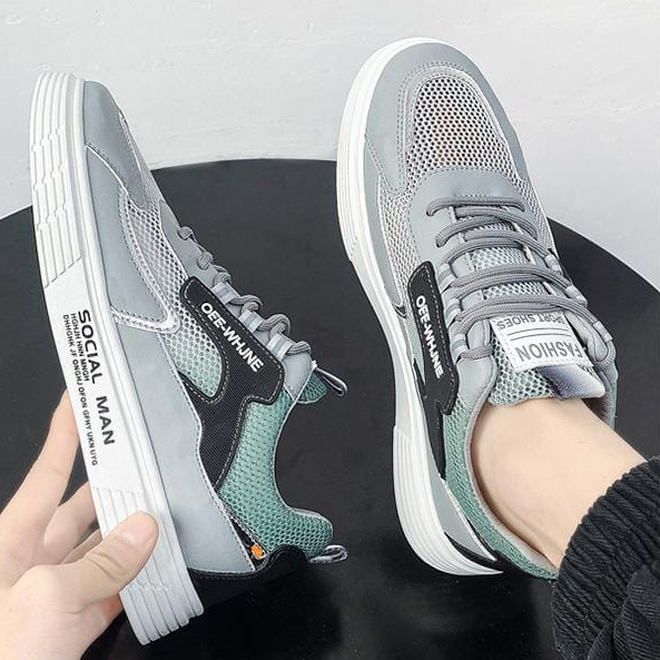TBIG Sepatu Sneakers Pria SOCIALWHE Sepatu Import Fashion Olahraga
