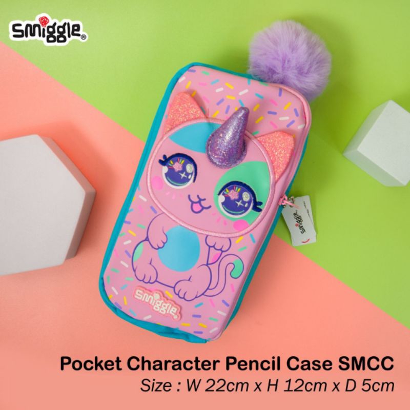 Tempat pensil smiggle/Pencil case smiggle pocket karakter