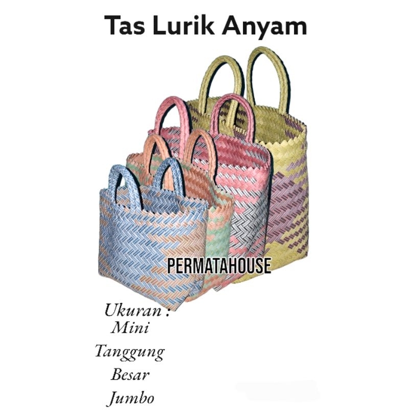 TAS LURIK ANYAM - TAS PASAR - TAS BELANJA