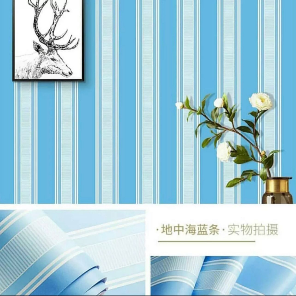 WALLPAPER DINDING DEKORASI KAMAR RUMAH STICKER DINDING 45cmx10m VD