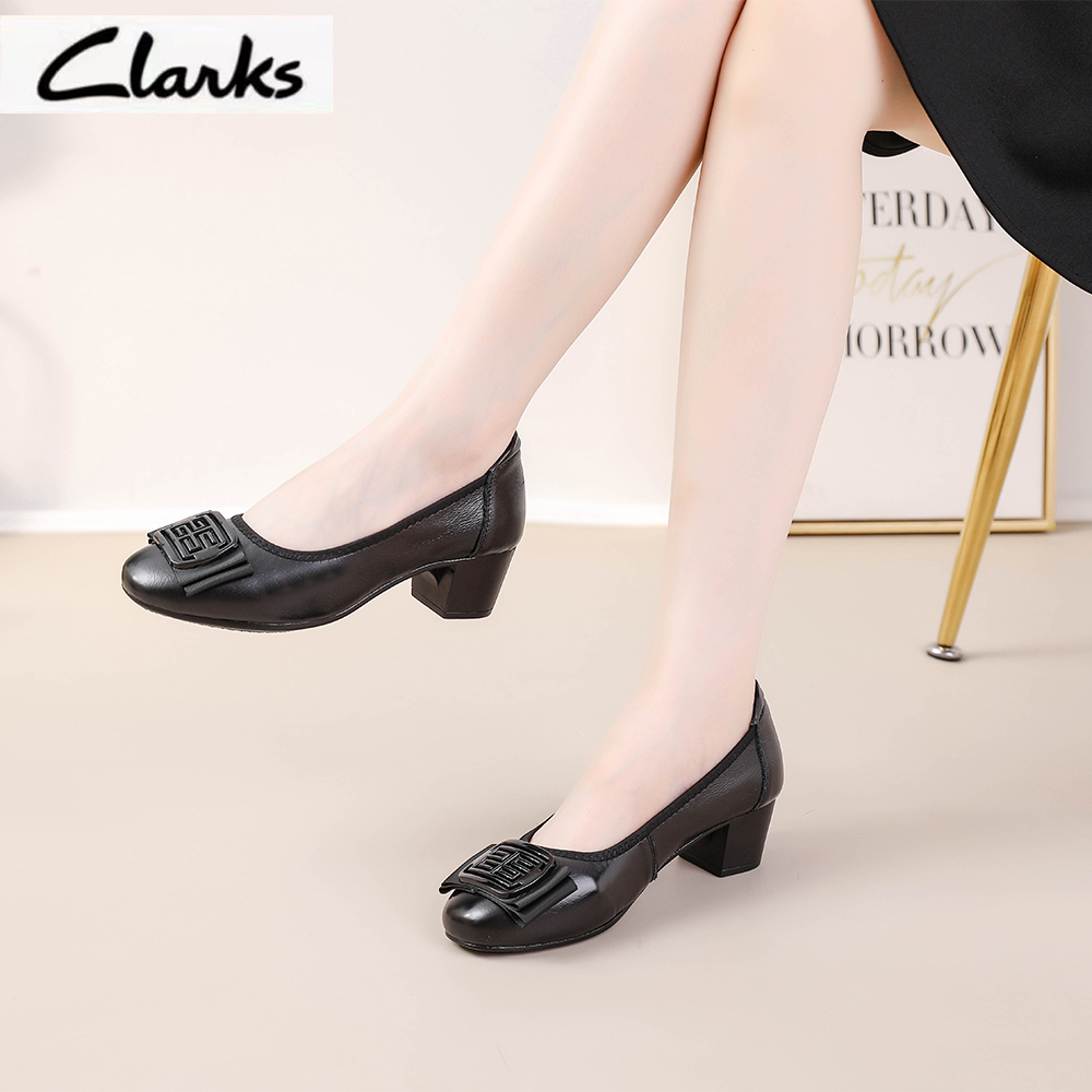 Clarks Sepatu new pita woman  / clarkts fla wanita kulit asli /Sepatu Wanita  melati