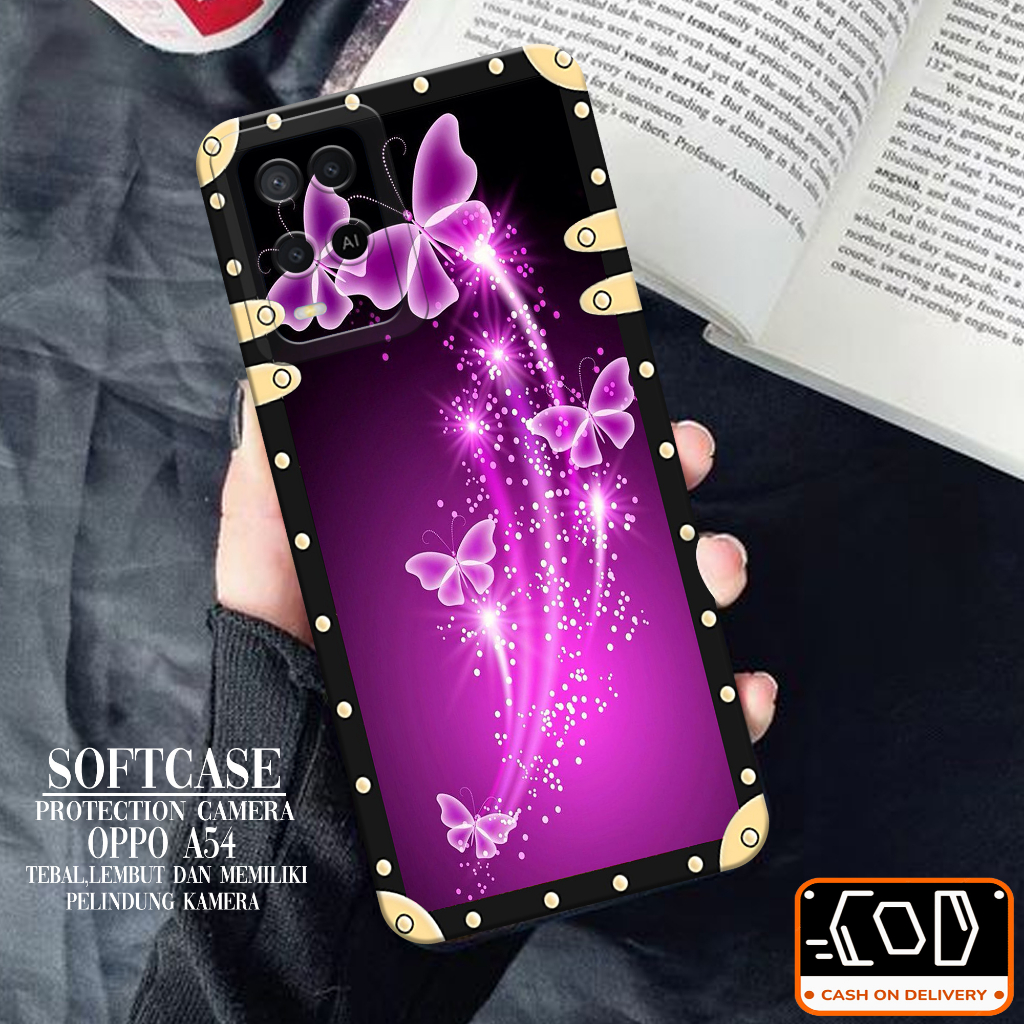Softcase Oppo A54 Soft Protection Camera Case Oppo A54 Pelindung Belakang Oppo A54 Silikon Oppo A54 