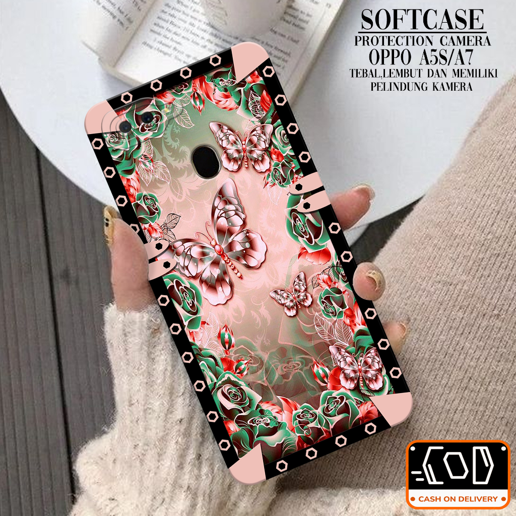 Softcase Oppo A5S/A7 Soft Protection Camera Case Oppo A5S/A7 Terbaru Pelindung Belakang Oppo A5S/A7 