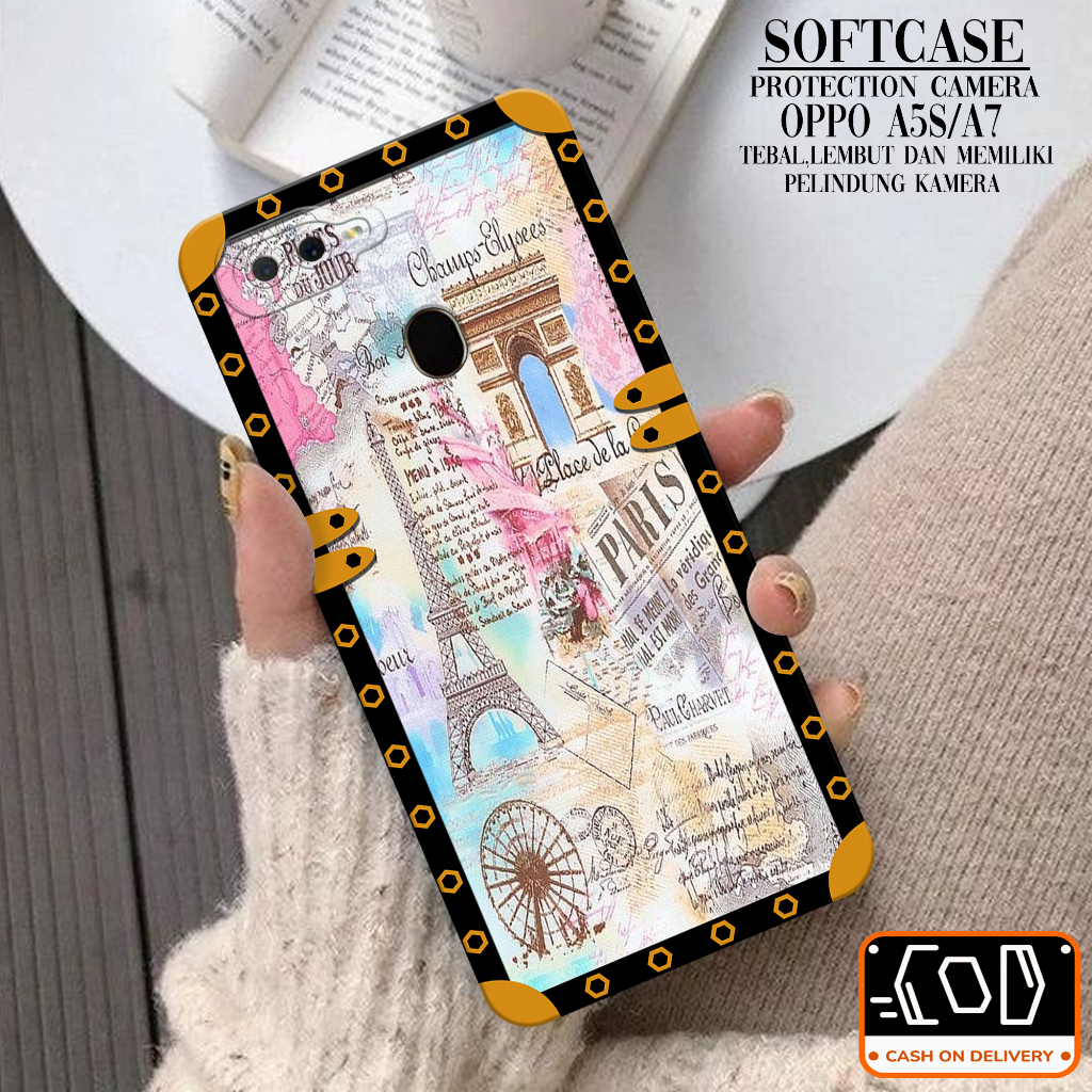 Softcase Oppo A5S/A7 Soft Protection Camera Case Oppo A5S/A7 Terbaru Pelindung Belakang Oppo A5S/A7 