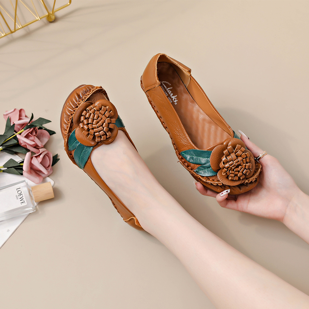 Clarks new pita Sepatu woman clarks flat wanita kulit asli Sepatu Wanita melati