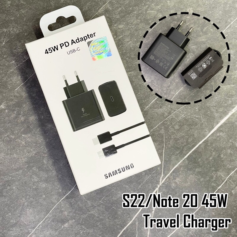 charger Samsung super fastcharging/original 100% 45 Watt