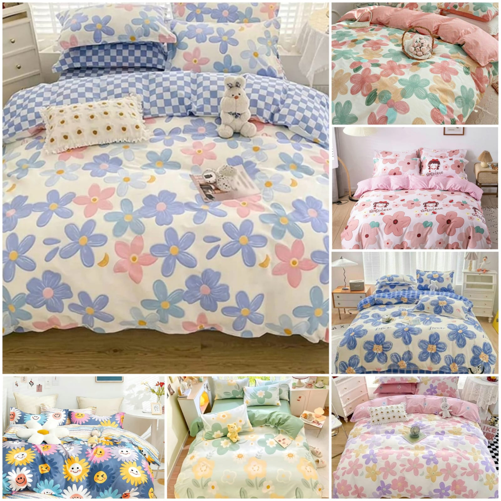 SPREI HOME MADE MOTIF AESTHETIC BUNGA MATAHARI