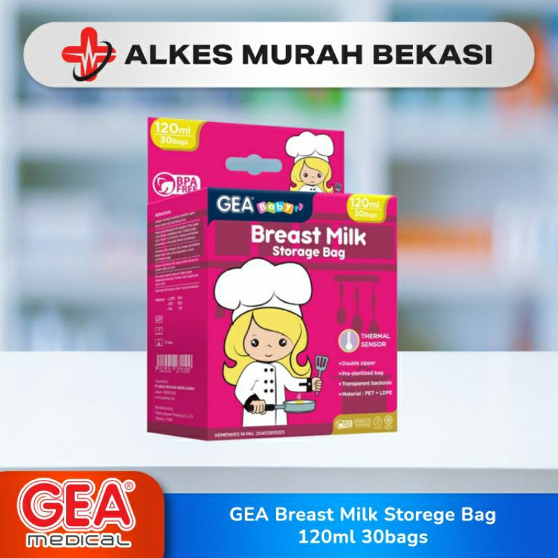 Kantong Asi / Breast Milk Storage / Kantong Susu / Gea Breast Milk Storage Bag