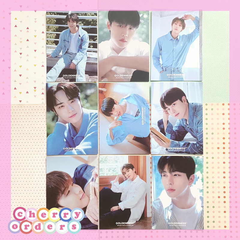 (MEMBER SET) Golden Child : Goldenness 4th Official Fanclub Kit Y Jangjun Seungmin Jaehyun Jibeom Donghyun Joochan Bomin