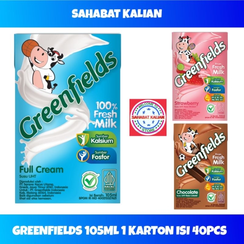 Greenfields 105ml 1 karton isi 40pcs