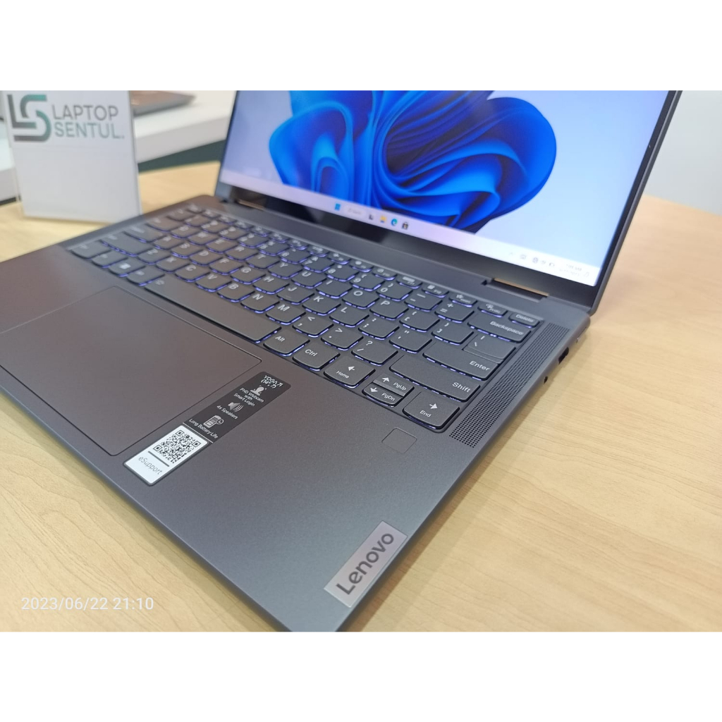 Laptop Lenovo Yoga 7i 2in1 14IAL7 Intel i7 Evo 1255U GEN12 RAM 16GB SSD 1TB 2K IPS Touchscreen Windows 11 Original Terlaris