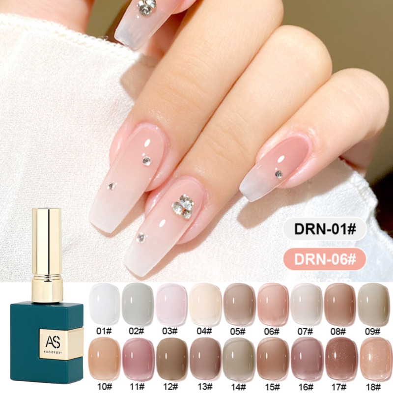 [FLASHES] AS DRN NAILS POLISH GEL KUTEK GEL 15ml Soak Off UV Gel