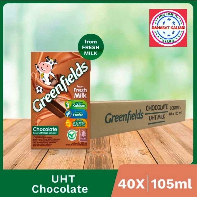 Greenfields 105ml Chocolate 1 karton isi 40pcs