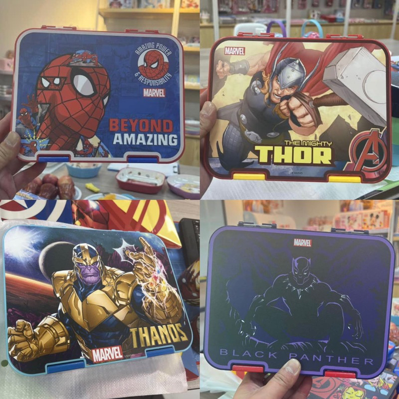 marvel avenger tritan lunchbox bpa free bento box kotak makan bekal anak