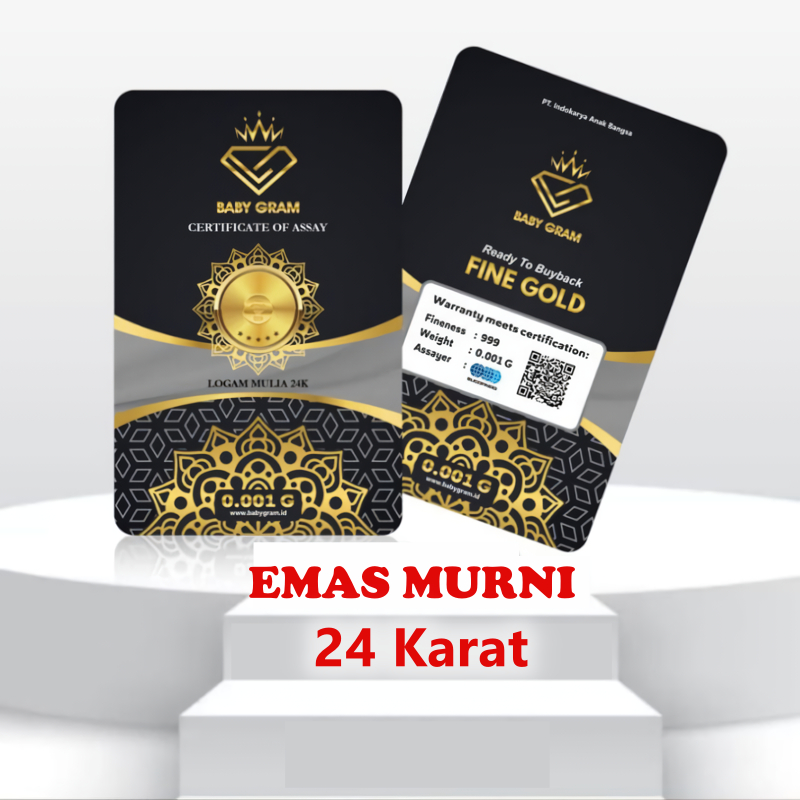 Emas Murni 24 karat Logam mulia