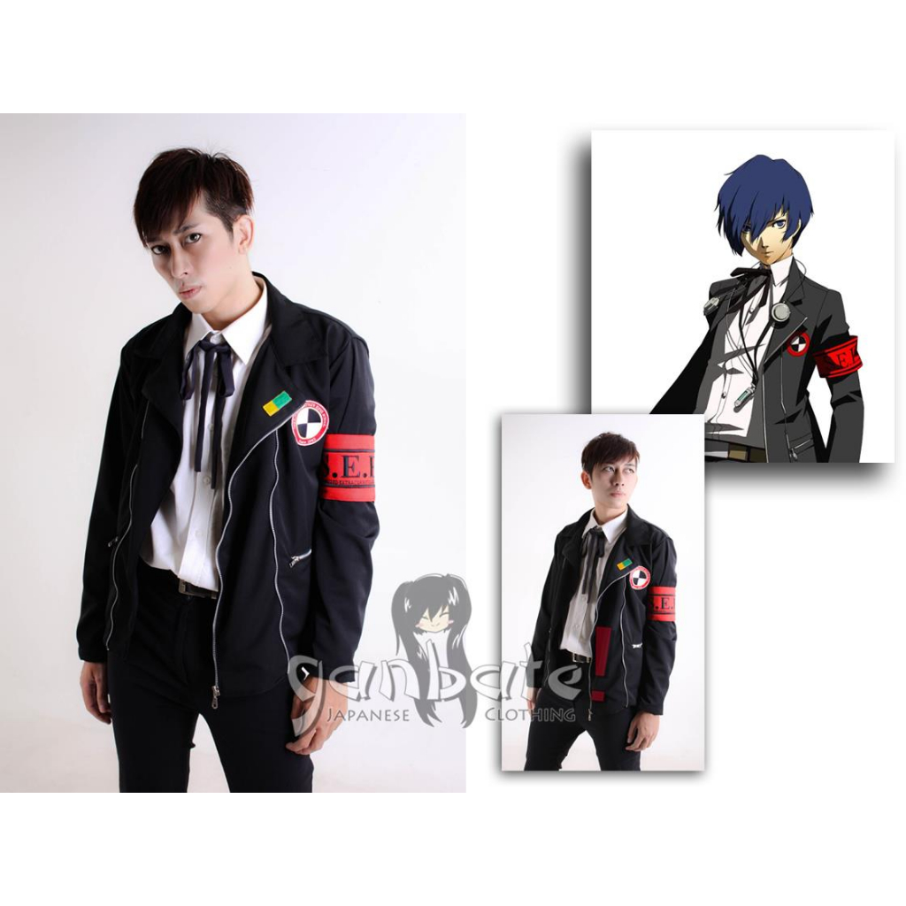 Jaket Persona 3 Seragam Sekolah Gekkoukan High School
