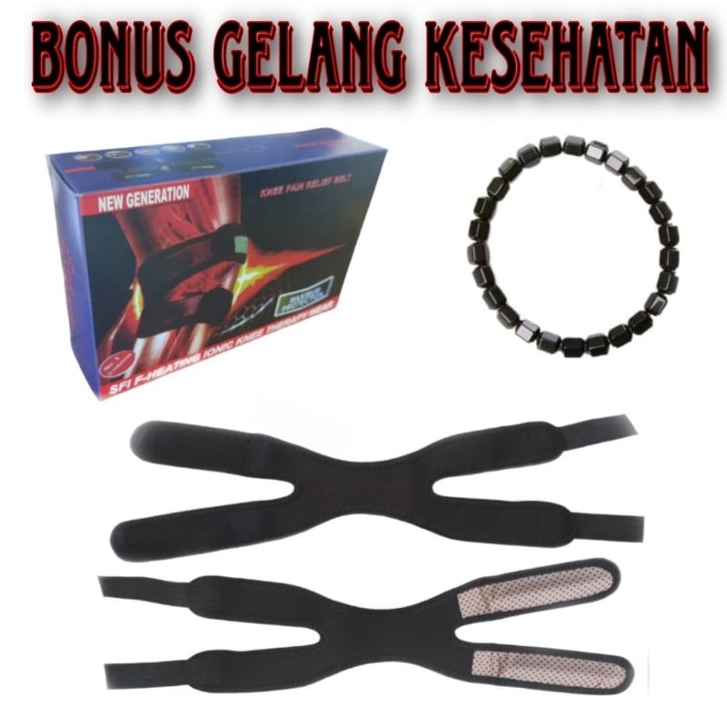 Deker lutut terapi kesehatan Decker pelindung cedera knee pain relief belt