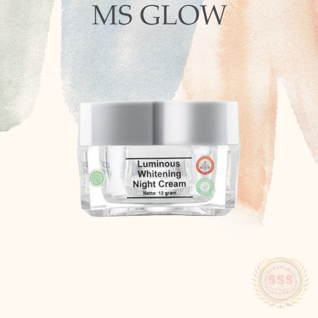 MS GLOW Luminous Night Cream 12gr