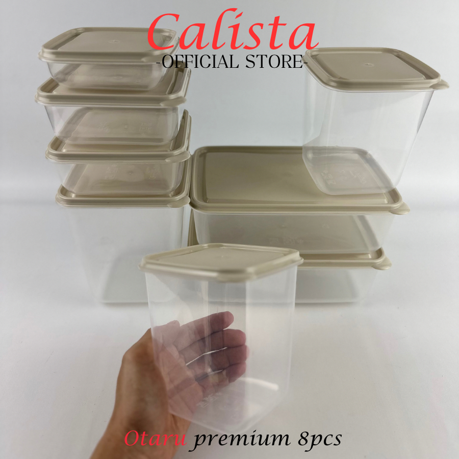 TOPLES PLASTIK SET TEMPAT KOTAK PENYIMPAN MAKANAN BUMBU DAPUR FOOD CONTAINER CALISTA OTARU SOFT 14 PCS KOTAK MAKANAN TEMPAT WADAH SAYUR FOOD PREPARATION SET FOOD STORAGE SET FOOD BOX CONTAINER KULKAS SET