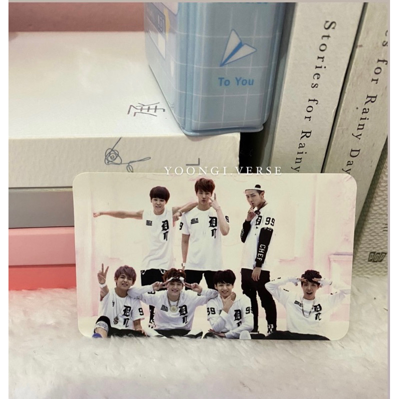 BTS GROUP PC Photocard O RUL8,2? Original