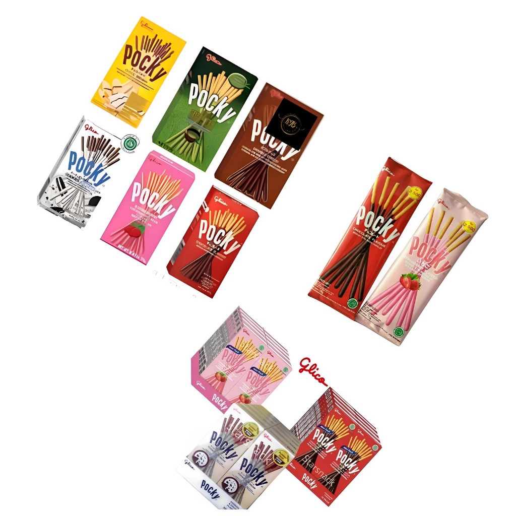 

BANDER GLICO POCKY ( 3 PCS UKURAN 11 GR SACHET + 22 GR MINI + 45 GR JUMBO) SEMUA RASA STRAWBERRY CHOCOLATE DAN COOKIES CREAM