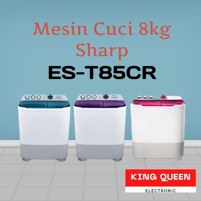 Mesin Cuci 8 Kg Sharp Super Aquamagic ES-T85CR