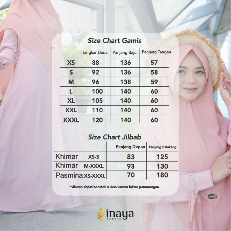 Gamis set Khimar Melly by Inaya