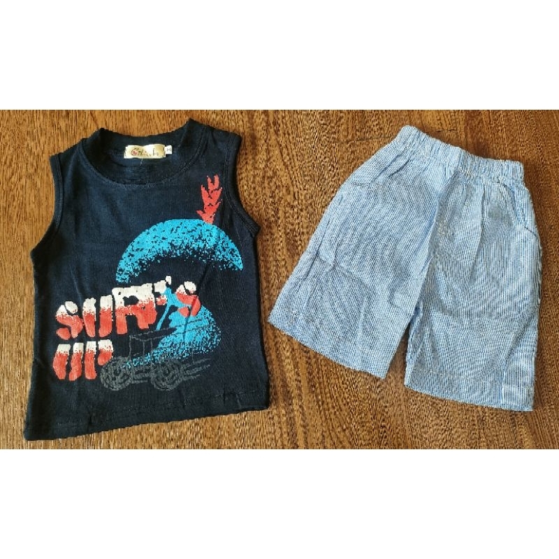 baju setelan anak cowok/one set anak cowok