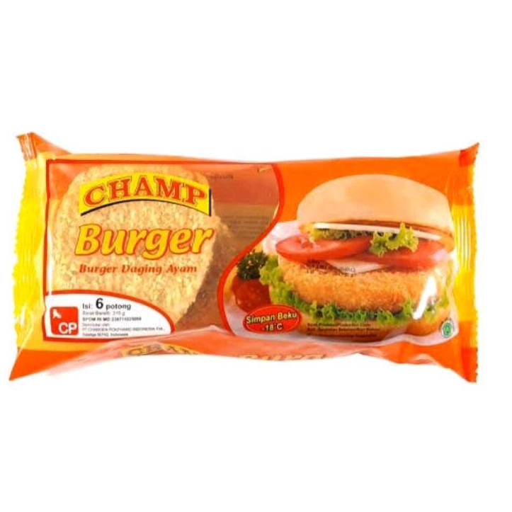 

CHAMP BURGER AYAM 315 GR ISI 6