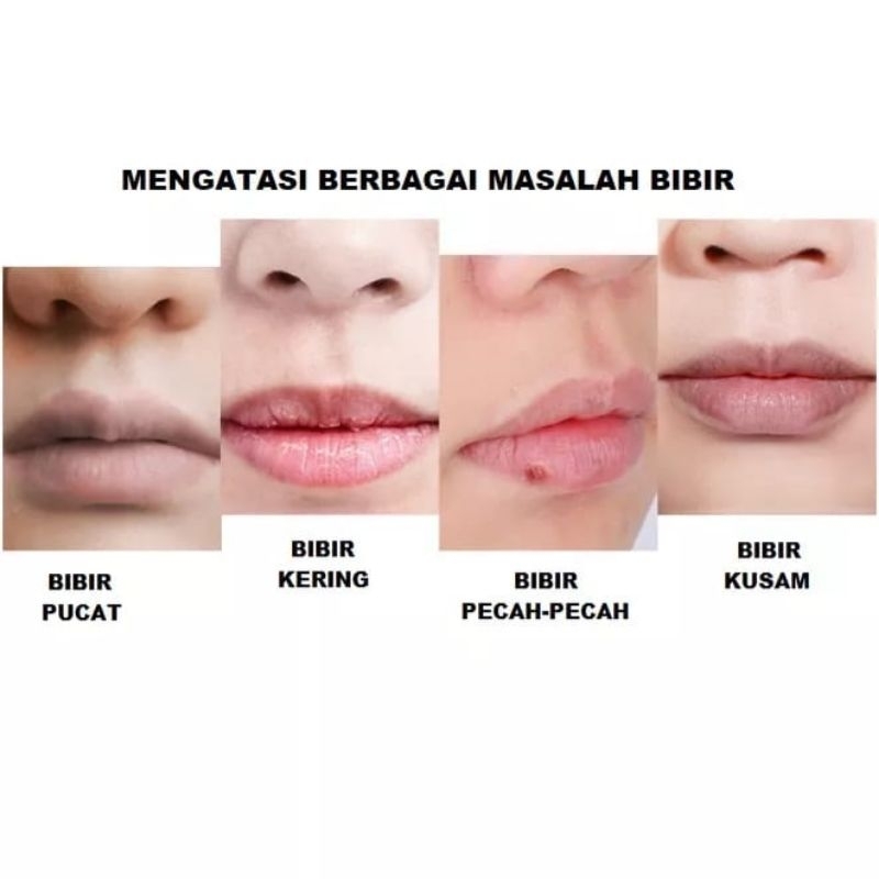 lameila lip mask lip balm moisturizing pelembab bibir kering