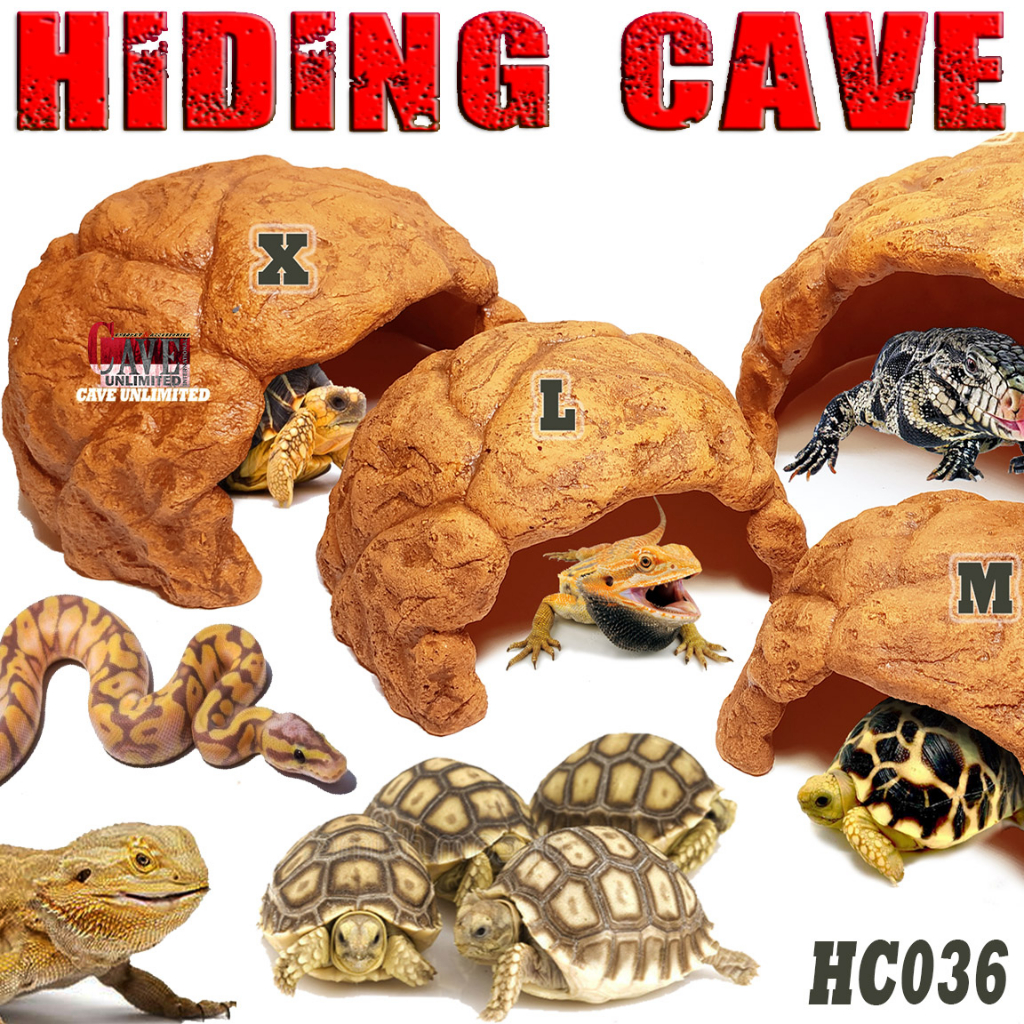HIDING CAVE  HIDINGCAVE HC036 X XTRA GUA GOA RUMAH TEMPAT SEMBUNYI PERSEMBUNYIAN NGUMPET REPTILE TOR