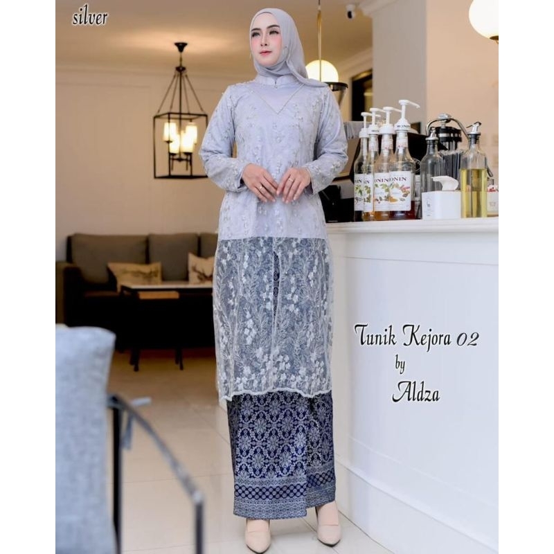 Stelan Kebaya Tunik Kurung Nadin Original Butik