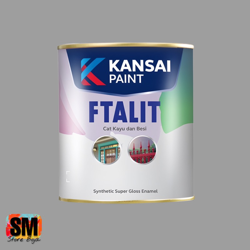 CAT FTALIT 1 KG WARNA STANDARD (CAT MINYAK UNTUK KAYU DAN BESI)