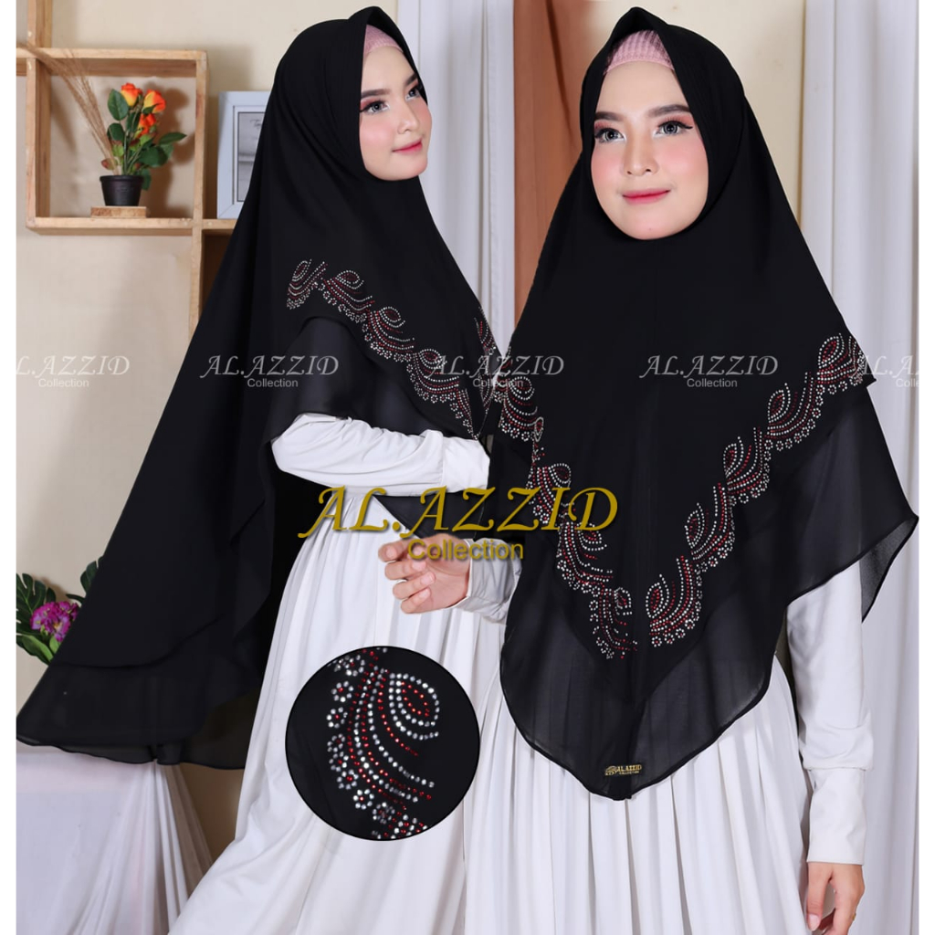 HIJAB PAYET MUTIARA 2 LAYER JUMBO XXL / HIJAB INSTAN KEKINIAN 2 LAYER / KERUDUNG PAYET MUTIARA / HIJ