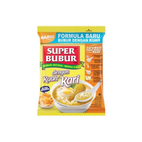 

Super Bubur Instant Kuah Kari Formula Baru