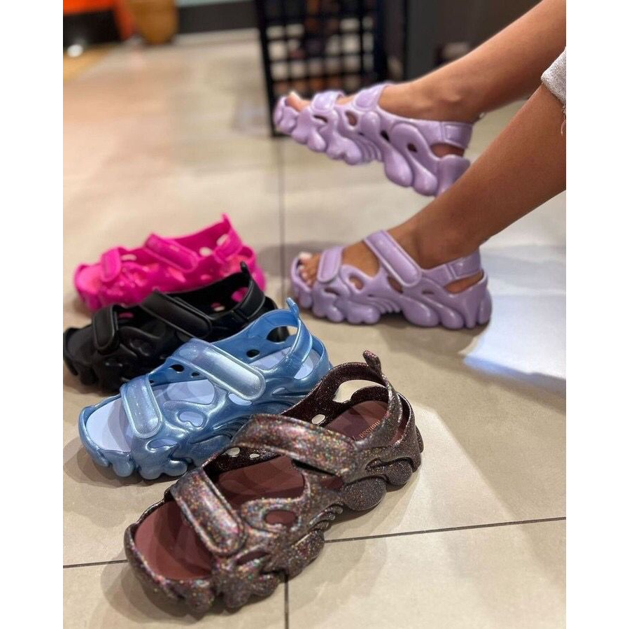 MELISSA PUFF SANDAL + COLLINA STRADA AD ( SIZE 35/36 - 40 )