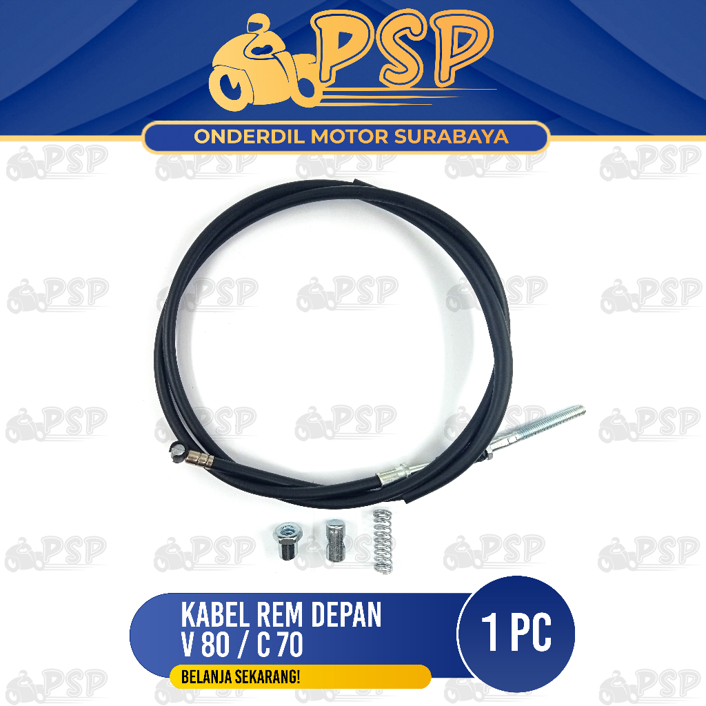 Kabel Rem Depan V80 - Cable Cabel Tali Kawat Rim Brake Depan Yamaha V 80 C70 C 70