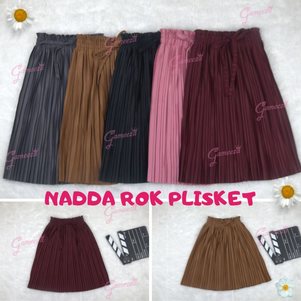 ROK ANAK PLISKET NADDA Bahan Premium 2-7 Tahun