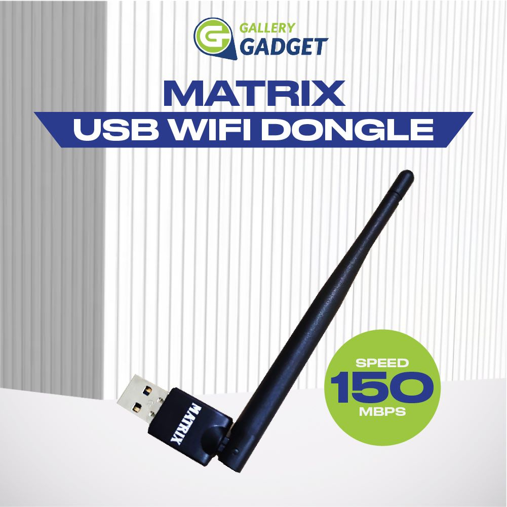 Matrix USB Dongle Wireless WIFI Receiver USB Adapter 802.11N 150Mbps Antenna Portable