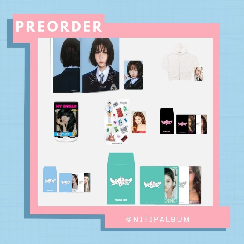 [PO] AESPA MY WORLD MD PT2. [ZIP UP HOODIE]