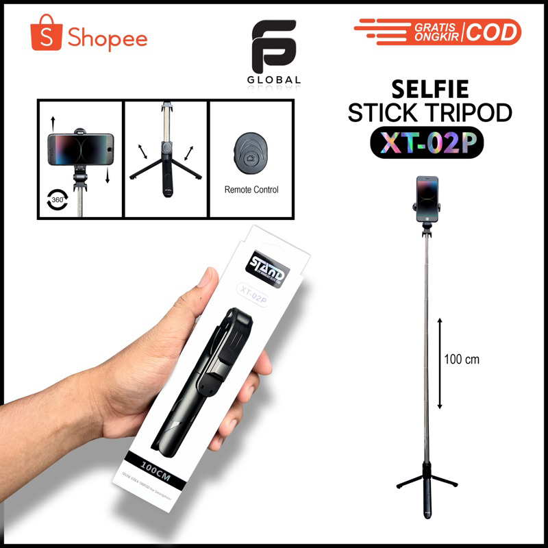 Tripod Stick Remote XT-02P