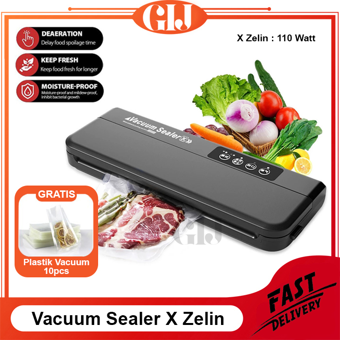 Mesin Vacuum Vakum Sealer 60kpa /Vakum Sealer Makanan Food Packing Machine /Mesin Vakum Sealer 300mm