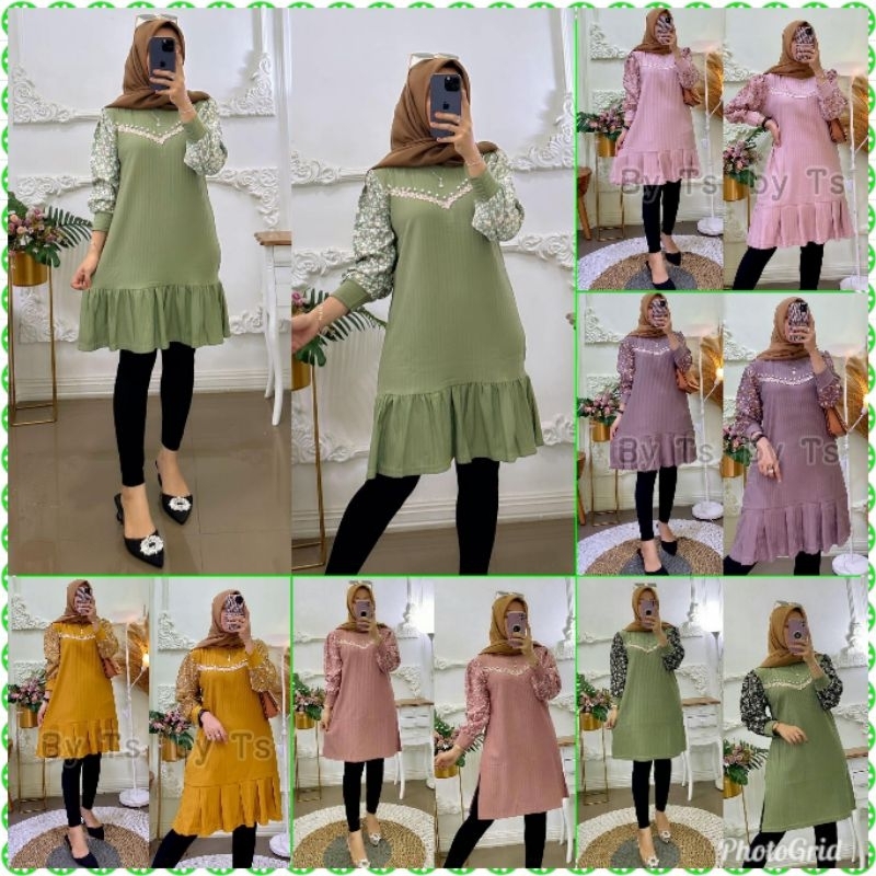 ATASAN DAN TUNIK RAJUT PREMIUM,TUNIK RAJUT REMPEL,TUNIK RAJUt