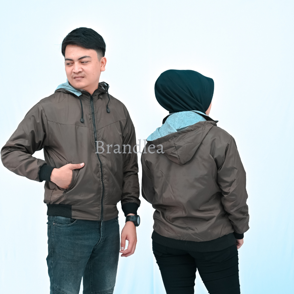 Jaket bolak balik pria dan wanita (couple)