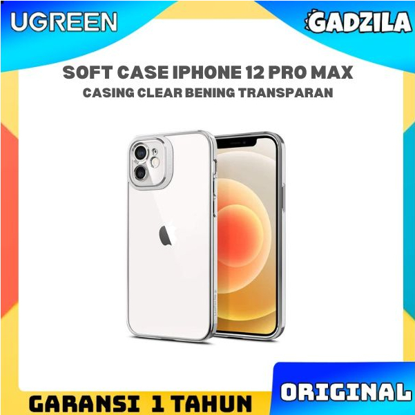 UGREEN Protective Soft Case Clear Casing Bening Transparan Untuk iPhone 12 Pro Max 30378