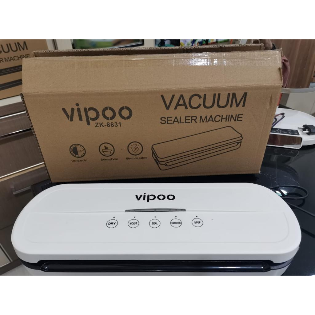 Vacum Sealer Vipoo Zk-8831 Alat Press Makanan Kedap Udara Terbaru