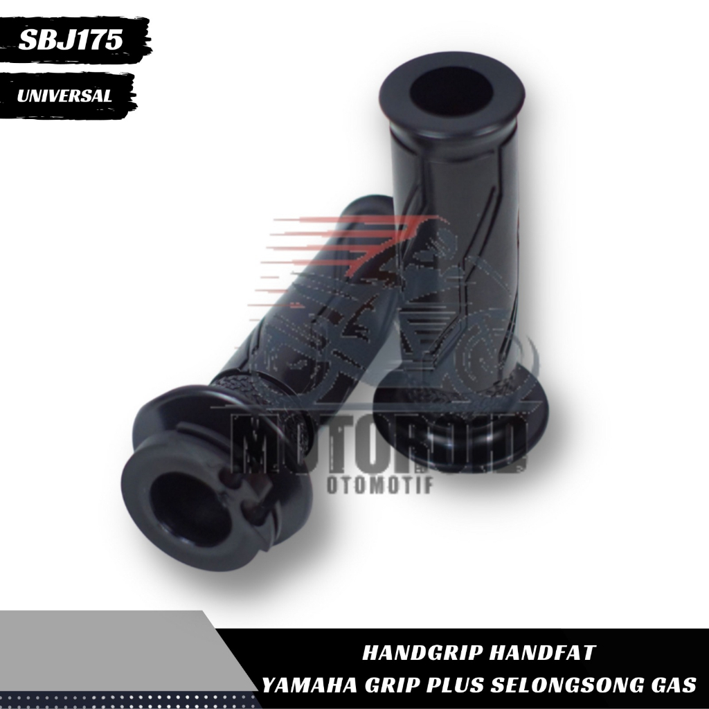 Handgrip Selongsong Pabrik Bawaan Grip Assy Set Black Yamaha Standart