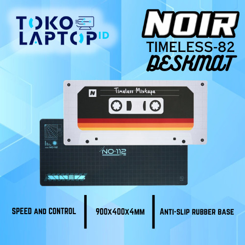 Noir Timeless Deskmat Futuristic Nostalgic Gaming Mousepad